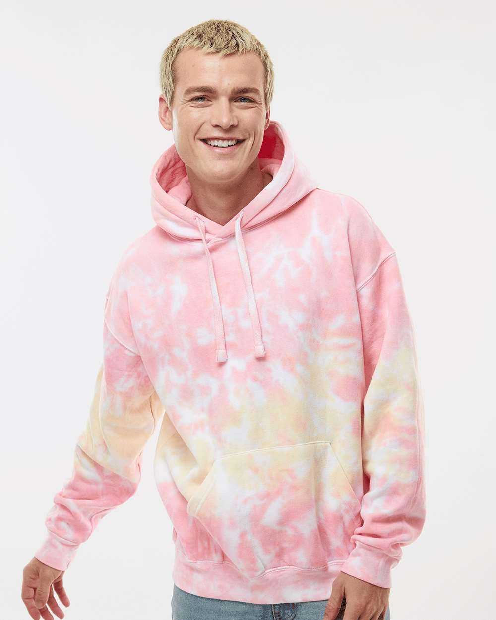 Colortone Tie-Dyed Hooded Sweatshirt 8777