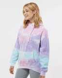 Tie-Dyed Hooded Sweatshirt