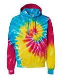 Colortone Tie-Dyed Hooded Sweatshirt 8777
