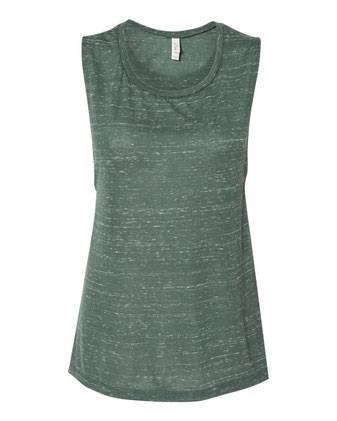BELLA + CANVAS Women's Flowy Scoop Muscle Tank 8803