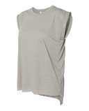 Women’s Flowy Rolled Cuffs Muscle Tee