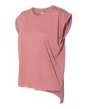Women’s Flowy Rolled Cuffs Muscle Tee