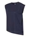 Women’s Flowy Rolled Cuffs Muscle Tee
