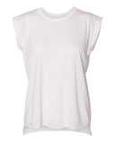 Women’s Flowy Rolled Cuffs Muscle Tee
