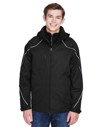 Angle 3-In-1 Jacket with Bonded Fleece Liner