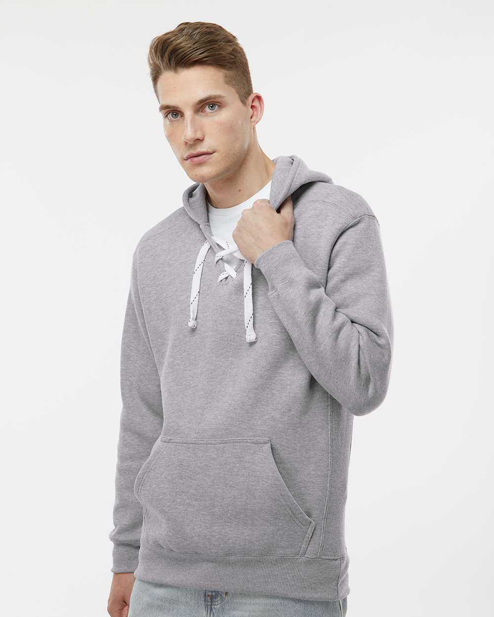 J. America Sport Lace Hooded Sweatshirt 8830J