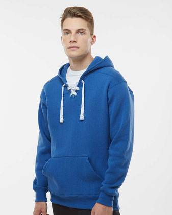 J. America Sport Lace Hooded Sweatshirt 8830J