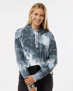 J. America Women's Crop Hooded Sweatshirt 8853 J. America Women's Crop Hooded Sweatshirt 8853