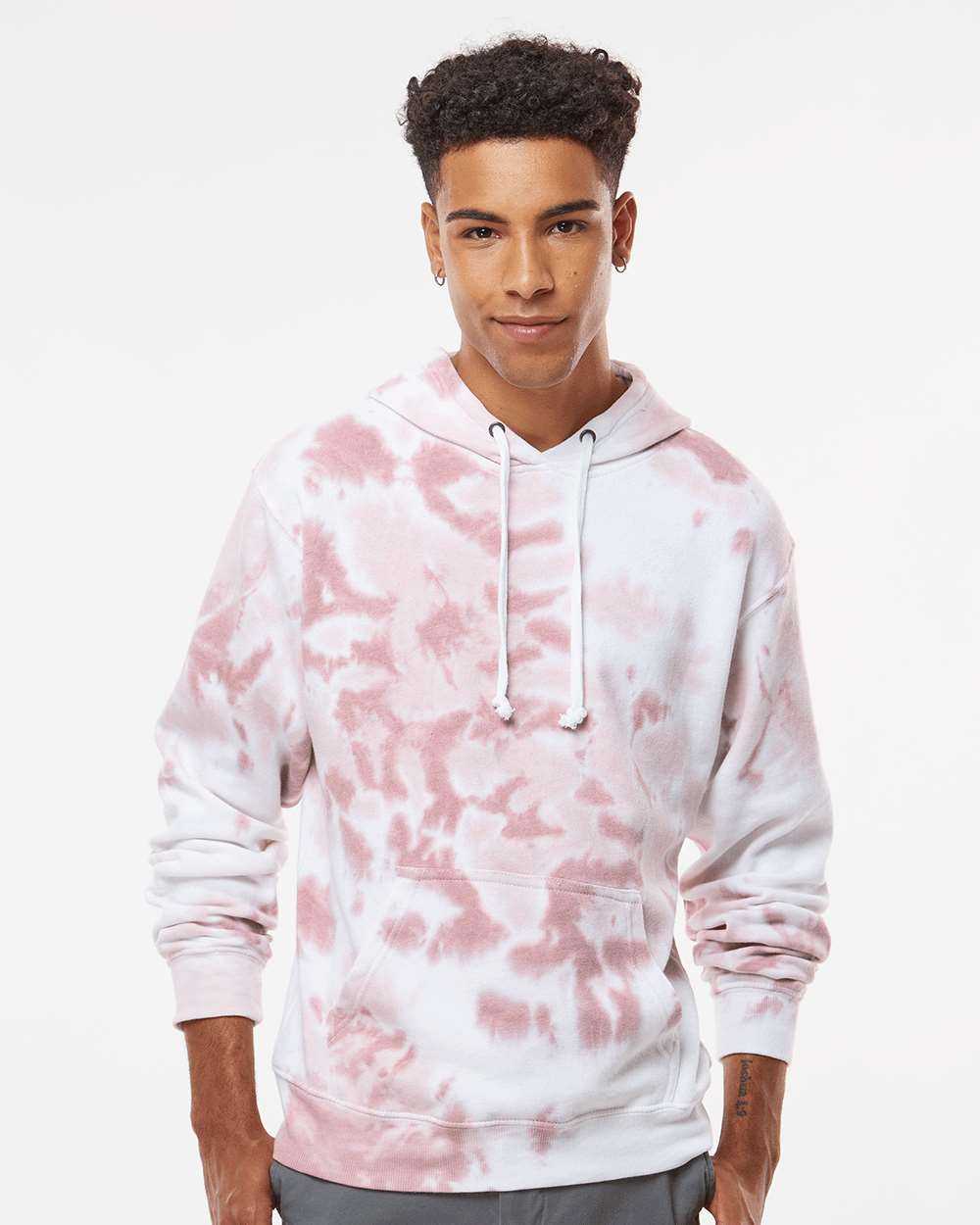 J. America Tie-Dyed Fleece Hooded Sweatshirt 8861J