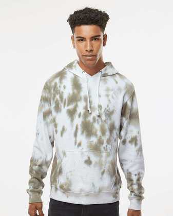 Tie-Dyed Fleece Hooded Sweatshirt