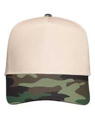 Valucap 8869 5-Panel Twill Snapback Hat