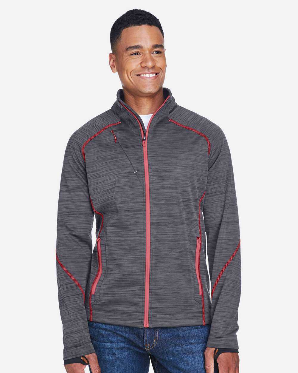 North End Flux Mélange Bonded Fleece Jacket 88697