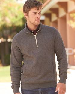 J. America Triblend Quarter-Zip Sweatshirt 8869J J. America Triblend Quarter-Zip Sweatshirt 8869J