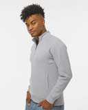 J. America Triblend Quarter-Zip Sweatshirt 8869J
