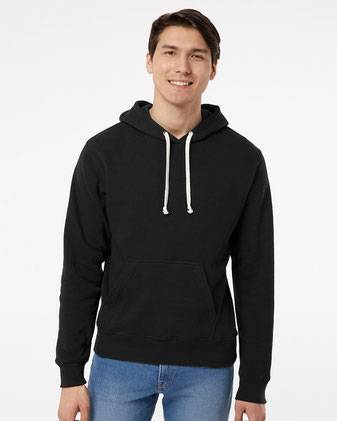 J. America Triblend Fleece Hooded Sweatshirt 8871J