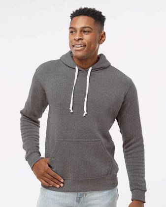J. America Triblend Fleece Hooded Sweatshirt 8871J