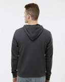 J. America Triblend Full-Zip Hooded Sweatshirt 8872J