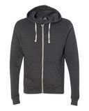 J. America Triblend Full-Zip Hooded Sweatshirt 8872J