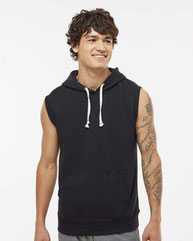 Triblend Sleeveless Hooded Sweatshirt