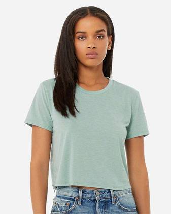 BELLA + CANVAS Women’s Flowy Crop Tee 8882B