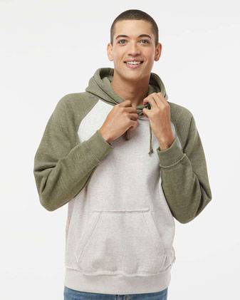 J. America Vintage Heather Hooded Sweatshirt 8885