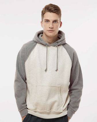 J. America Vintage Heather Hooded Sweatshirt 8885