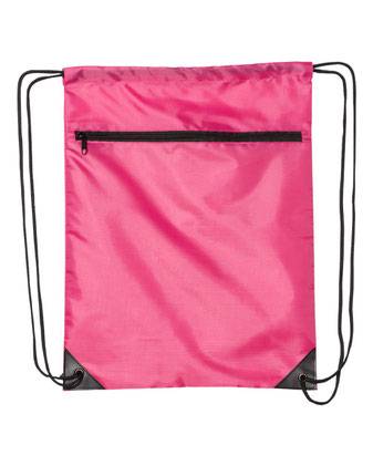 Liberty Bags Zippered Drawstring Backpack 8888LB