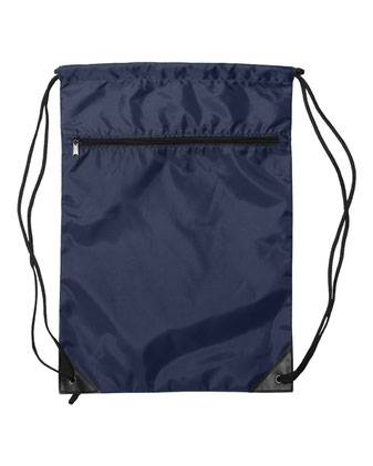 Liberty Bags Zippered Drawstring Backpack 8888LB