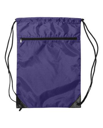 Liberty Bags Zippered Drawstring Backpack 8888LB