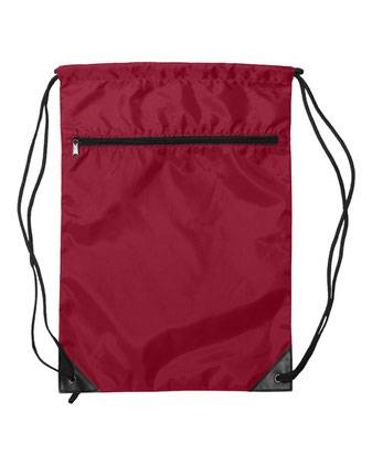 Liberty Bags Zippered Drawstring Backpack 8888LB