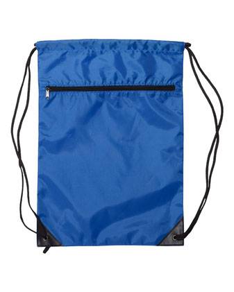 Liberty Bags Zippered Drawstring Backpack 8888LB