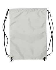 Zippered Drawstring Backpack