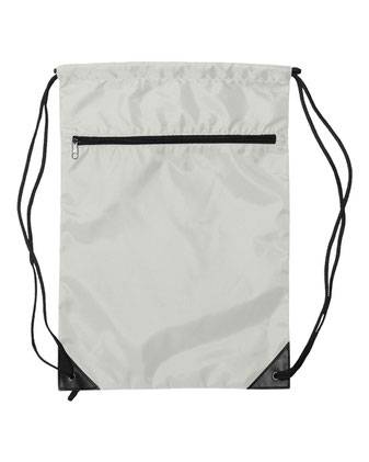 Liberty Bags Zippered Drawstring Backpack 8888LB
