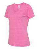 Women's Snow Heather Jersey V-Neck T-Shirt