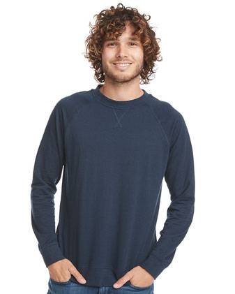 Next Level Laguna Raglan Crewneck Sweatshirt 9000N