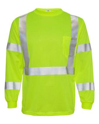 Kishigo Long Sleeve Class 3 T-Shirt 9145-9146