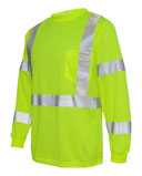 Kishigo Long Sleeve Class 3 T-Shirt 9145-9146