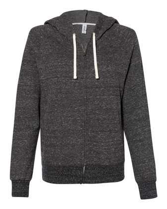 JERZEES Women's Snow Heather French Terry Full-Zip Hooded Sweatshirt 92WR