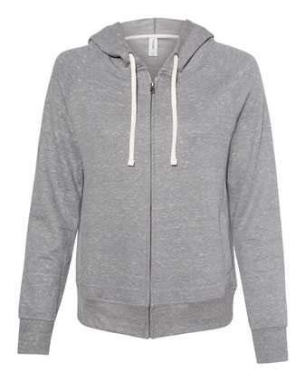 JERZEES Women's Snow Heather French Terry Full-Zip Hooded Sweatshirt 92WR