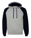 Nublend® Colorblocked Raglan Hooded Sweatshirt