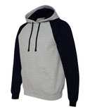 Nublend® Colorblocked Raglan Hooded Sweatshirt