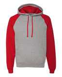 Nublend® Colorblocked Raglan Hooded Sweatshirt