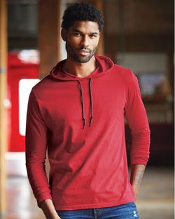 Anvil by Gildan Softstyle® Lightweight Hooded Long Sleeve T-Shirt 987G Anvil by Gildan Softstyle® Lightweight Hooded Long Sleeve T-Shirt 987G
