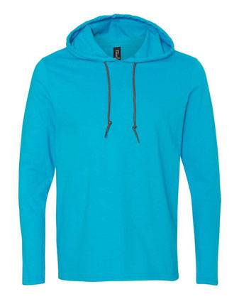 Anvil by Gildan Softstyle® Lightweight Hooded Long Sleeve T-Shirt 987G