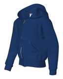 JERZEES NuBlend® Youth Full-Zip Hooded Sweatshirt 993BR