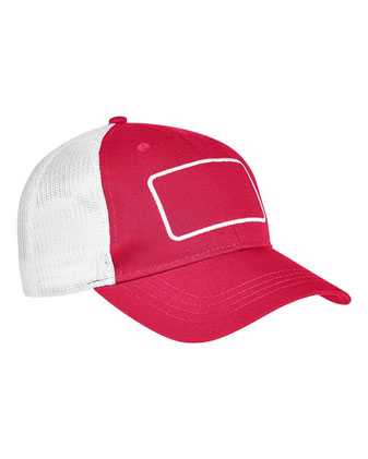 Big Accessories Patch Trucker Cap BA656T