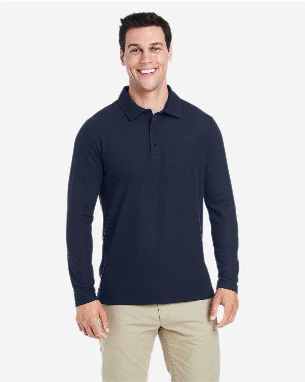 CORE365 Fusion ChromaSoft™ Long Sleeve Pique Polo CE112L