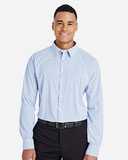 Devon & Jones CrownLux Performance® Micro Windowpane Woven Dress Shirt DG540