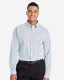 Devon & Jones CrownLux Performance® Micro Windowpane Woven Dress Shirt DG540