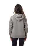 Econscious Women's Heathered Full-Zip Hooded Sweatshirt EC4580